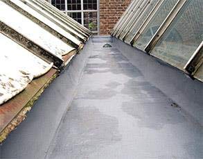 Gutter protected using Belzona 3111 (Flexible Membrane)